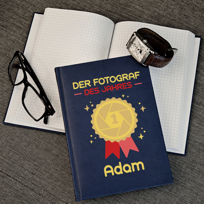 Fotograf des Jahres - Notizbuch A5 mit Aufdruck
